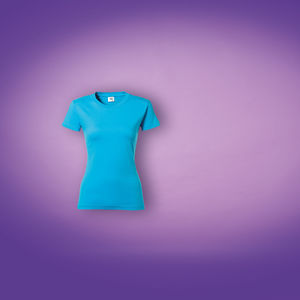 Cegi | T Shirt publicitaire pour femme Turquoise 1