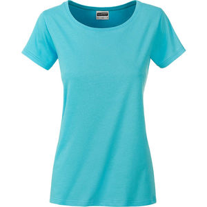 Ceky | T Shirt publicitaire pour femme Bleu Pacifique