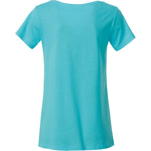 Ceky | T Shirt publicitaire pour femme Bleu Pacifique 1