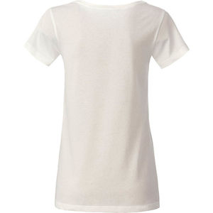 Ceky | T Shirt publicitaire pour femme Ecru 1