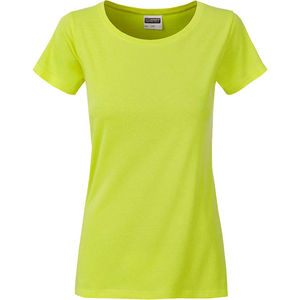 Ceky | T Shirt publicitaire pour femme Jaune Acide
