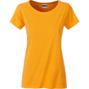 Ceky | T Shirt publicitaire pour femme Jaune Doré