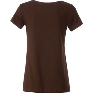 Ceky | T Shirt publicitaire pour femme Marron 1