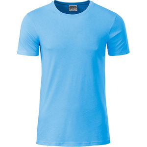 Cihu | T Shirt publicitaire pour homme Bleu ciel