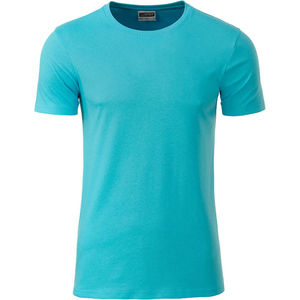 Cihu | T Shirt publicitaire pour homme Bleu Pacifique