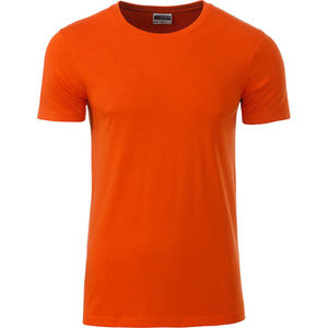 Cihu | T Shirt publicitaire pour homme Orange foncé