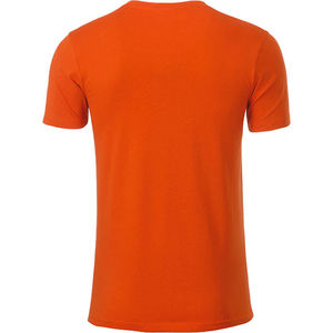 Cihu | T Shirt publicitaire pour homme Orange foncé 1