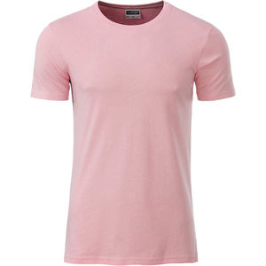 Cihu | T Shirt publicitaire pour homme Rose pastèle