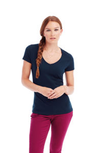 Claire V-Neck | T Shirt publicitaire pour femme Marine 1