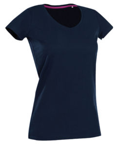 Claire V-Neck | T Shirt publicitaire pour femme Marine 2