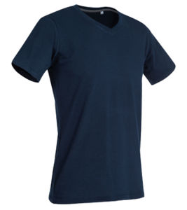Clive V-Neck | T Shirt publicitaire pour homme Marine 2