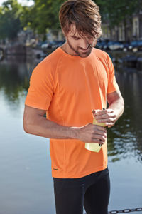 Cooldry | T Shirt publicitaire pour homme Orange 1