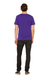 Dafy | T Shirt publicitaire pour homme Equipe Violet 3