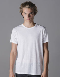 Dajoka | T Shirt publicitaire pour homme Blanc 2