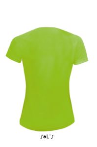 Deko | T Shirt publicitaire pour femme Vert Fluo 2