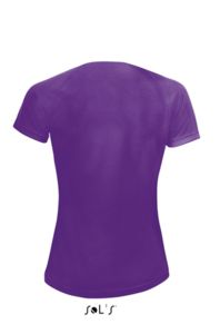 Deko | T Shirt publicitaire pour femme Violet foncé 2
