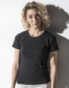 Favenni | T Shirt publicitaire pour femme Noir 3
