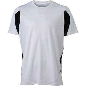 Faxi | T Shirt publicitaire pour homme Blanc Noir
