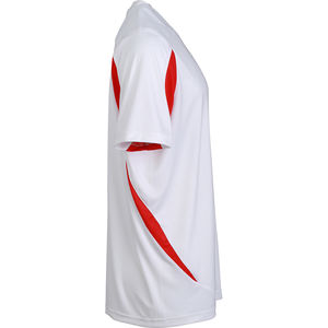 Faxi | T Shirt publicitaire pour homme Blanc Rouge 4