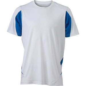 Faxi | T Shirt publicitaire pour homme Blanc Royal