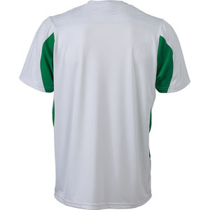 Faxi | T Shirt publicitaire pour homme Blanc Vert 2