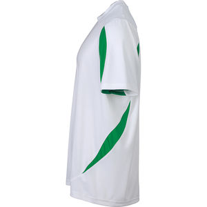 Faxi | T Shirt publicitaire pour homme Blanc Vert 3