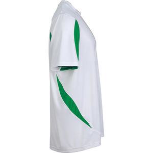 Faxi | T Shirt publicitaire pour homme Blanc Vert 4