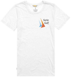 Femme Sarek | T Shirt publicitaire pour femme Blanc 4