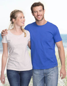 Fipame | T Shirt publicitaire pour femme Gris chiné 4