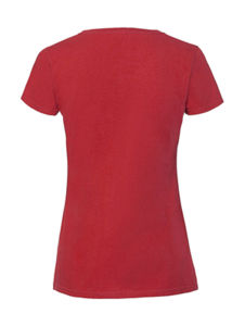 Fipame | T Shirt publicitaire pour femme Rouge