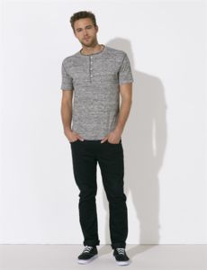 Flames | T Shirt publicitaire pour homme Gris effet fumé noir