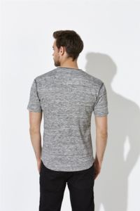 Flames | T Shirt publicitaire pour homme Gris effet fumé noir 4