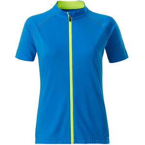 Gyffu | T Shirt publicitaire pour femme Bleu vif Jaune Vif