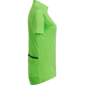 Gyffu | T Shirt publicitaire pour femme Vert vif Blanc 2