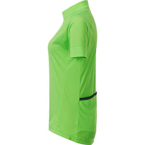 Gyffu | T Shirt publicitaire pour femme Vert vif Blanc 3