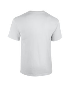 Heavy | T Shirt publicitaire pour homme Blanc 4