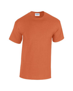 Heavy | T Shirt publicitaire pour homme Orange Citrouille 8
