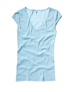 Hino | T Shirt publicitaire pour femme Bleu Pale 1