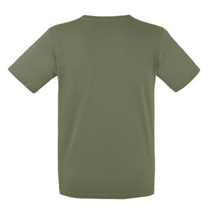 Hovoo | T Shirt publicitaire pour homme Olive Classique 3