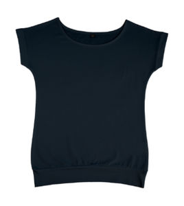 Iafojo | T Shirt publicitaire pour femme Noir 1