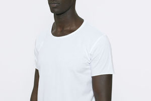 Imagines Vintage | T Shirt publicitaire pour homme Blanc 5