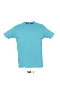 Imperial | T Shirt publicitaire pour homme Bleu Atoll
