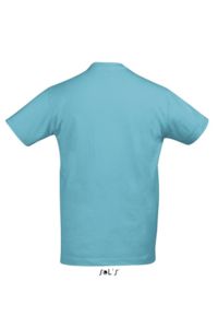 Imperial | T Shirt publicitaire pour homme Bleu Atoll 2