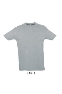 Imperial | T Shirt publicitaire pour homme Gris chiné