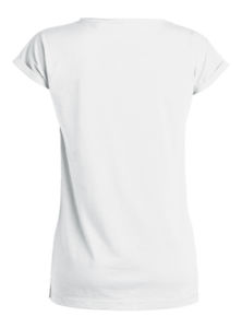Invents Slub | T Shirt publicitaire pour femme Blanc 12