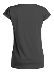 Invents Slub | T Shirt publicitaire pour femme Gris anthracite 12