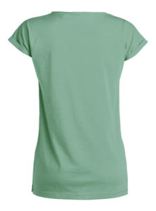 Invents Slub | T Shirt publicitaire pour femme Vert menthe 12