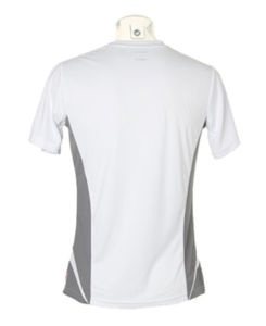 Jaqy | T Shirt publicitaire pour homme Blanc Gris 2