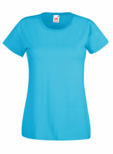 Jecoo | T Shirt publicitaire pour femme Bleu azur 1