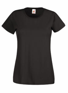 Jecoo | T Shirt publicitaire pour femme Charbon De Bois 1